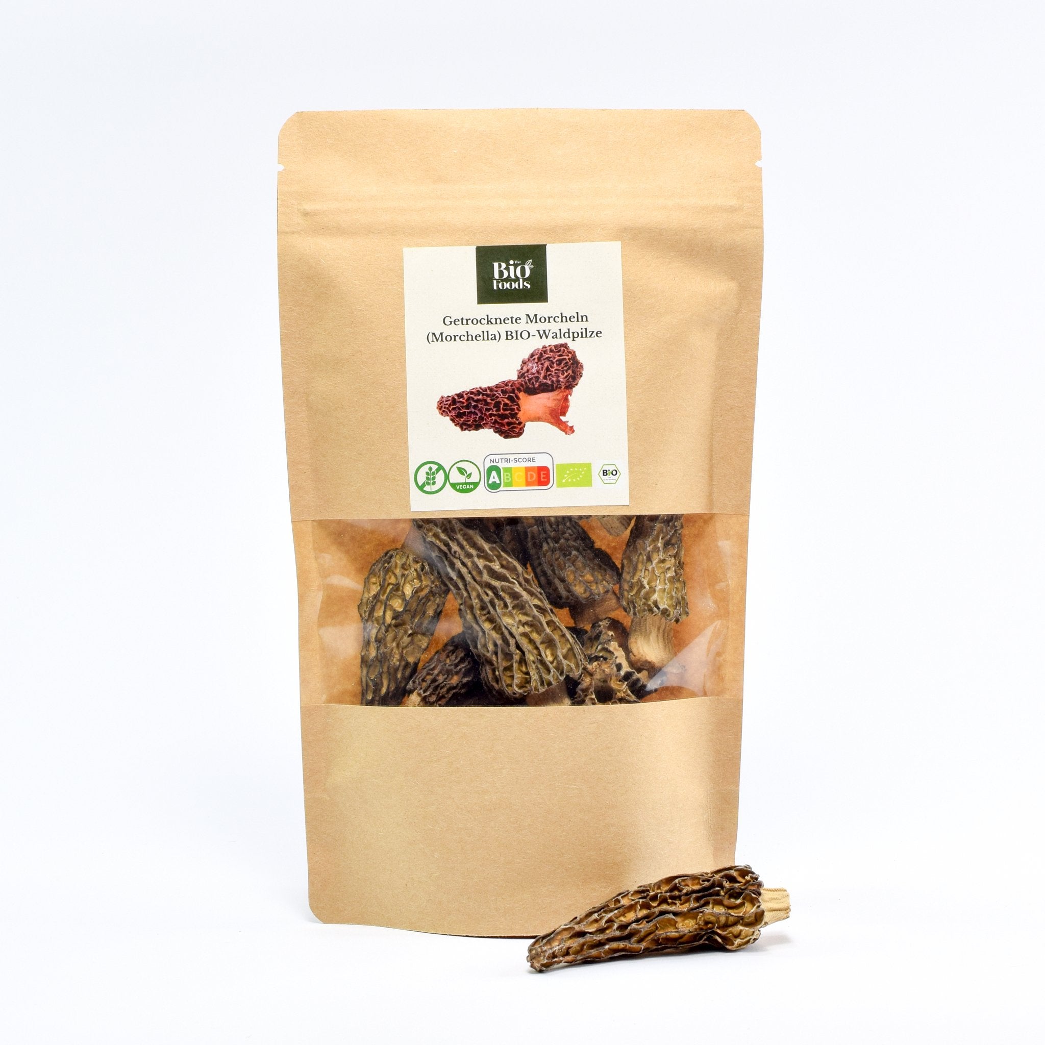 Organic dried Morels | A package of luxury morel mushrooms